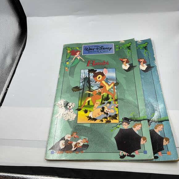 The Walt Disney Treasure Chest 1991 2 Oversized Books Jungle Book Bambi - Picture 10 of 14